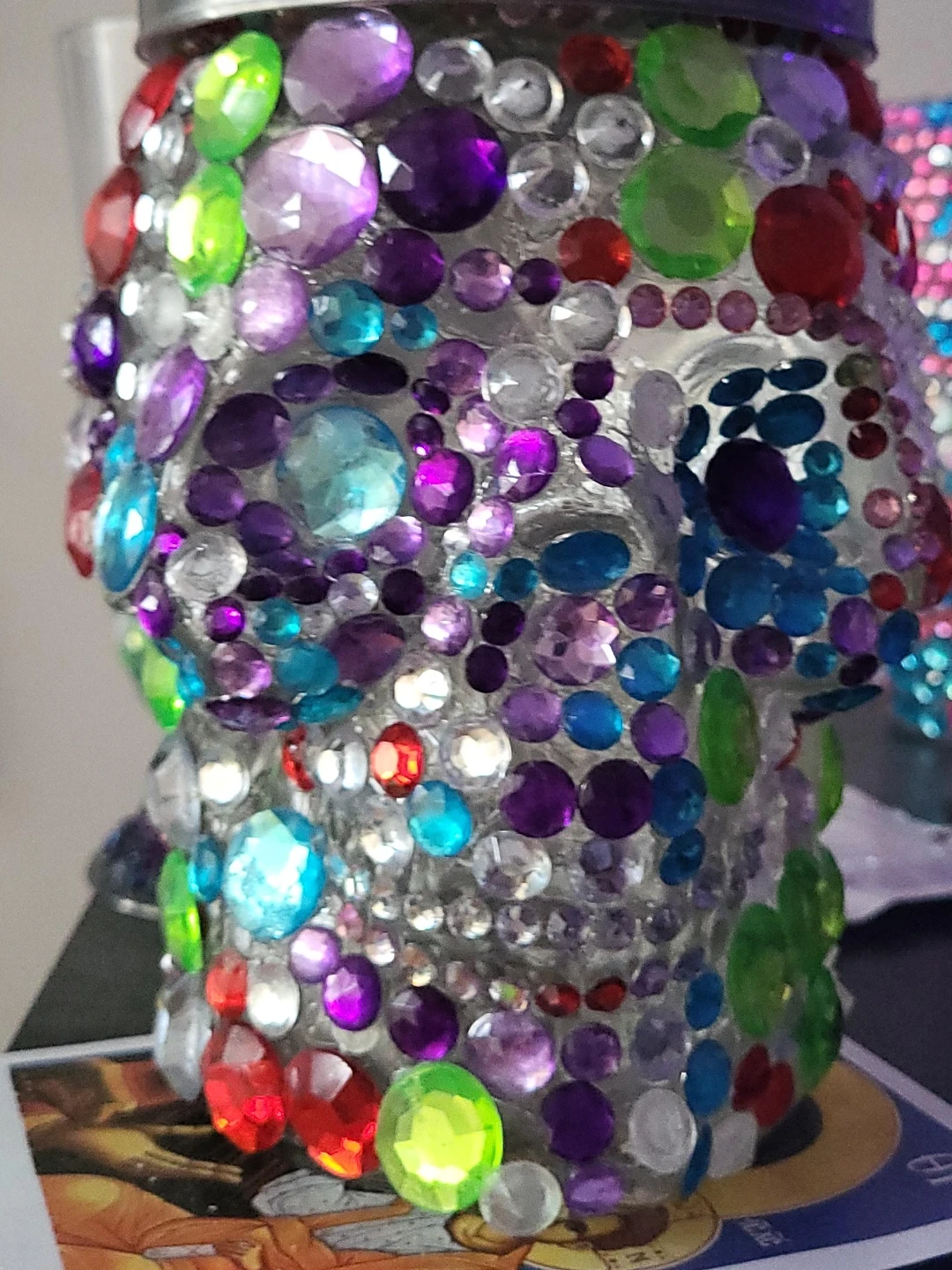 Decorative Crystal Skull Jar For Sale
