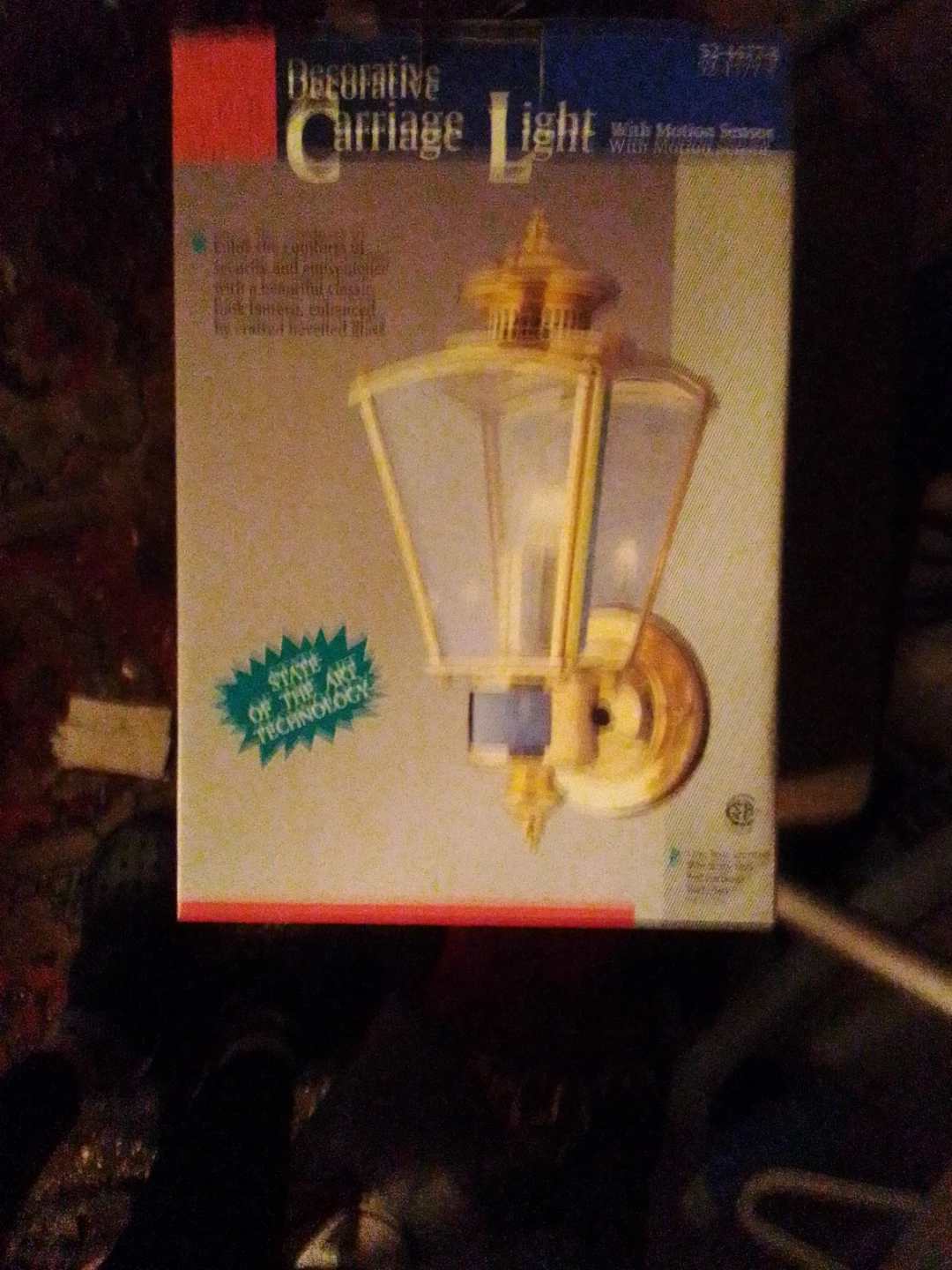 Decorative Carriage Light with Motion Sensor