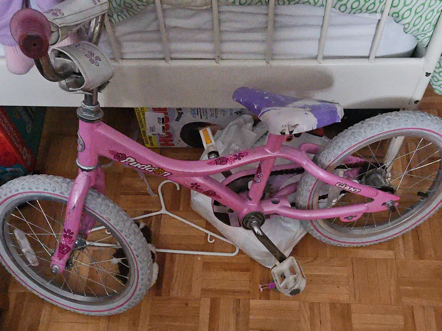 Pink "Pudda" Kids Bicycle