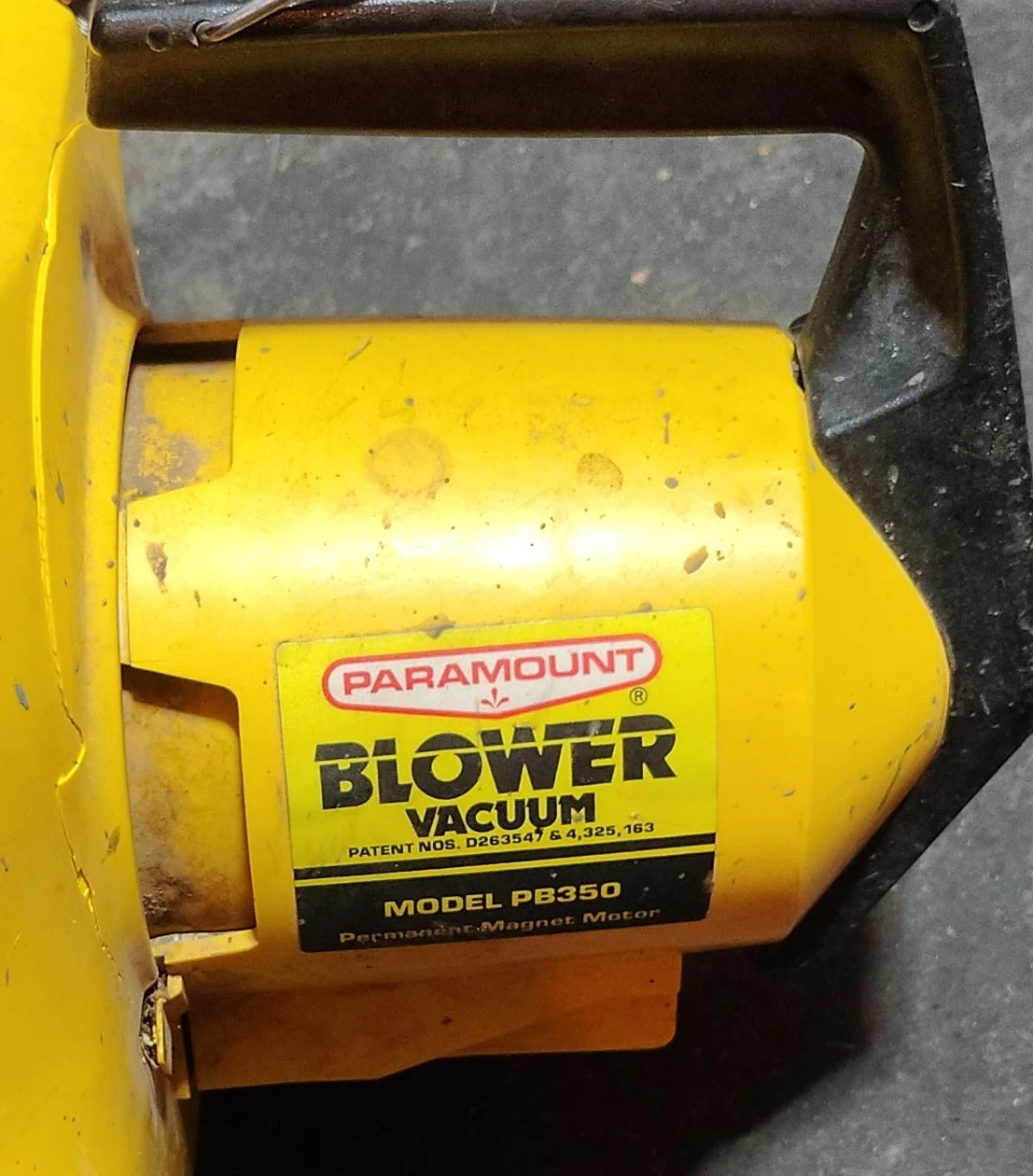 Paramount PB350 Blower Vacuum
