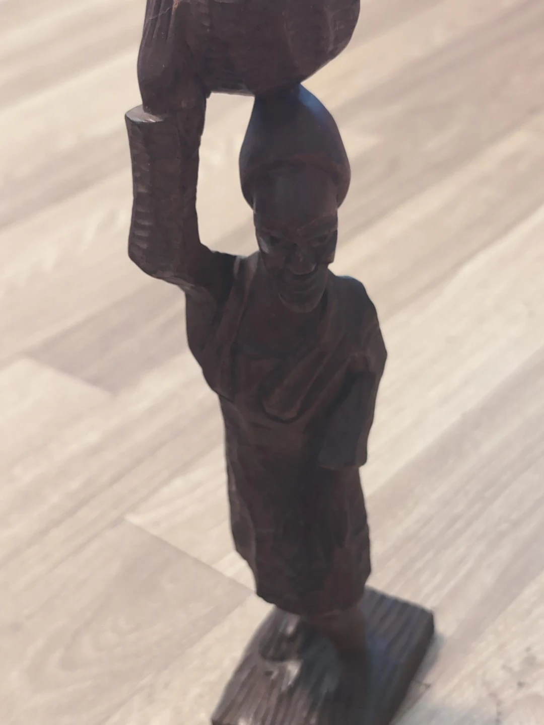 Hand-Carved Wooden Figurine