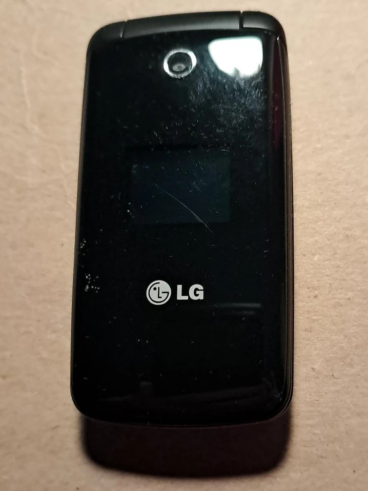 Black LG Flip Phone