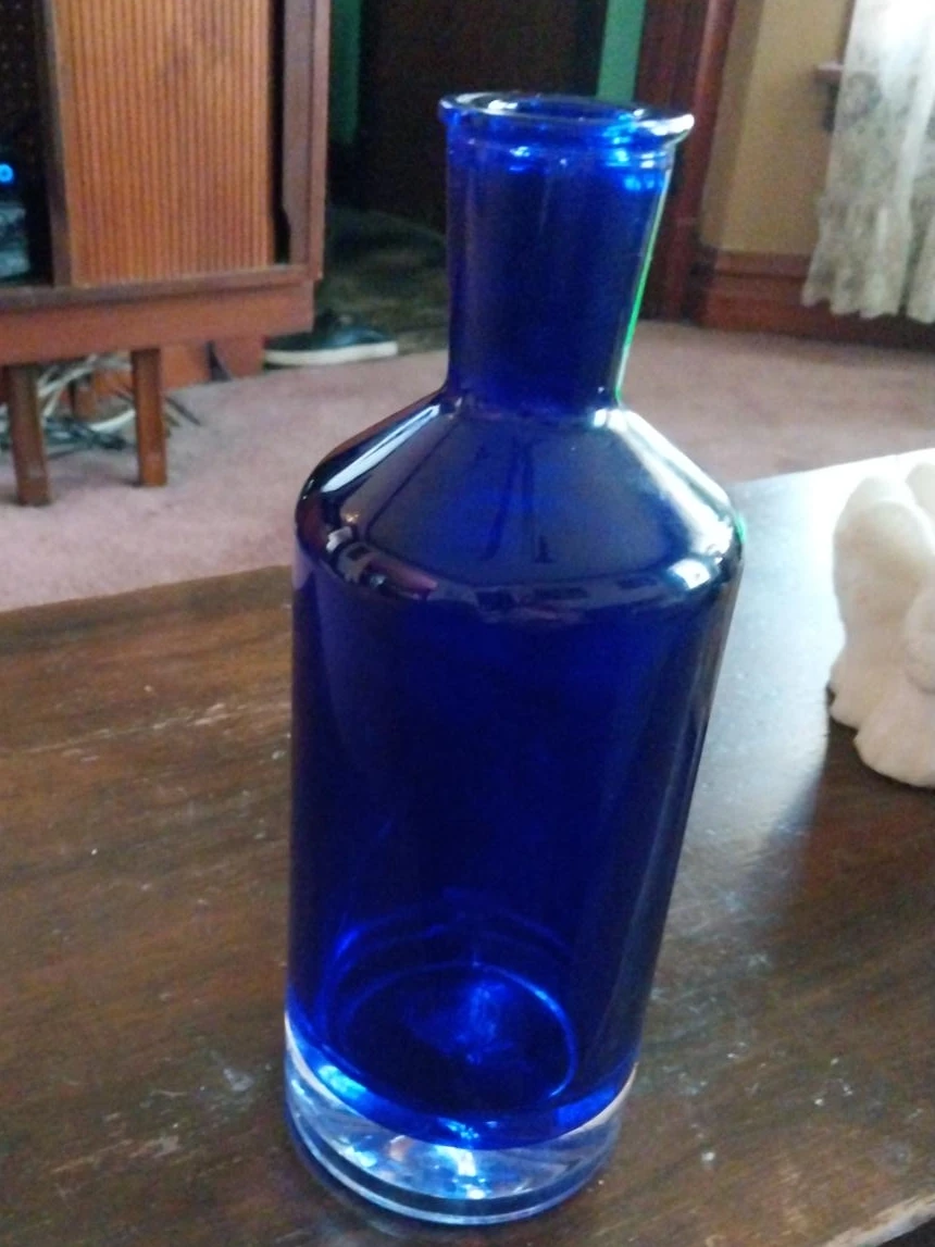 Blue Glass Bottle