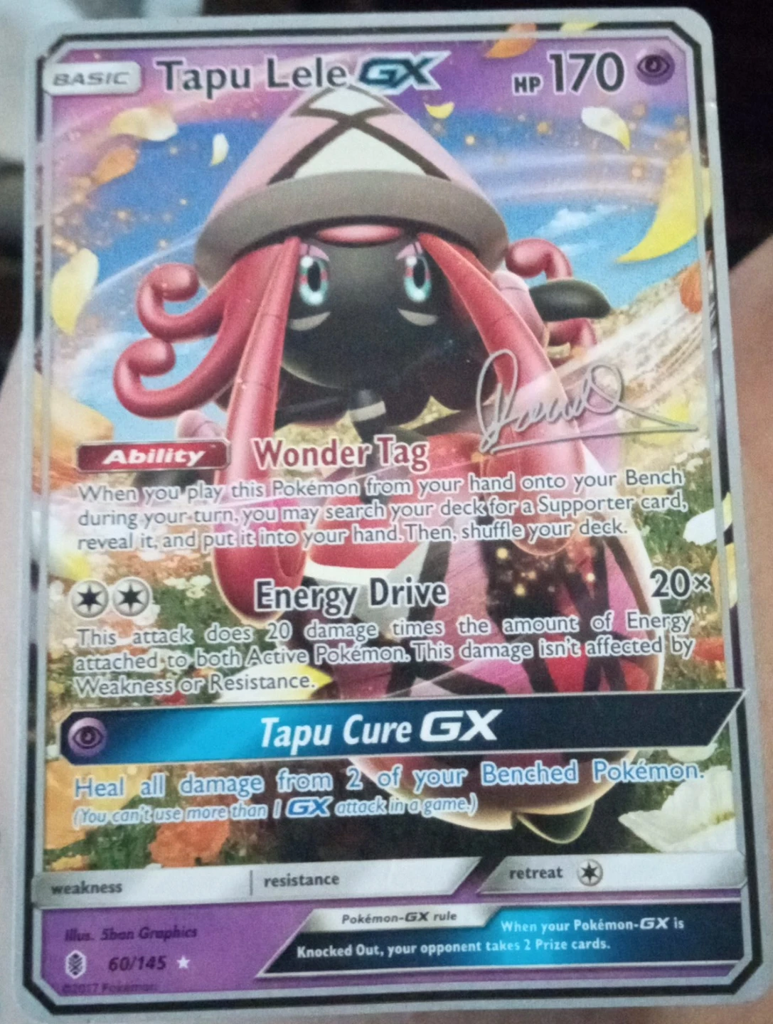 Tapu Lele GX Pokémon Card 60/145