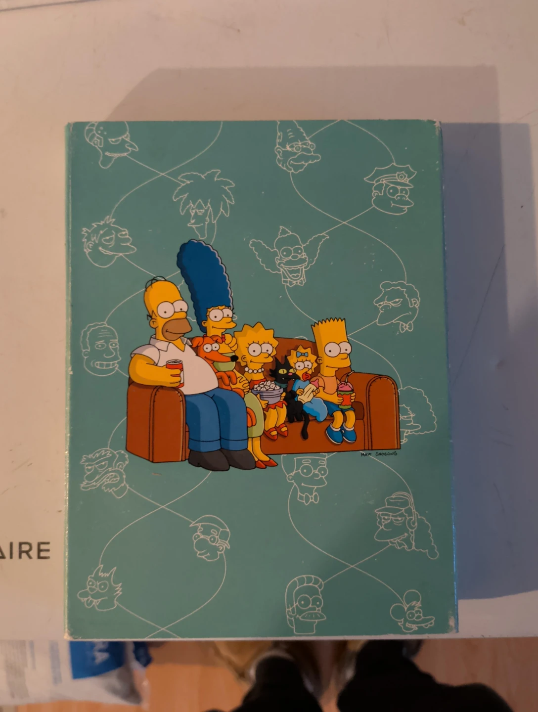 The Simpsons Family Couch Sitting TV Box Set