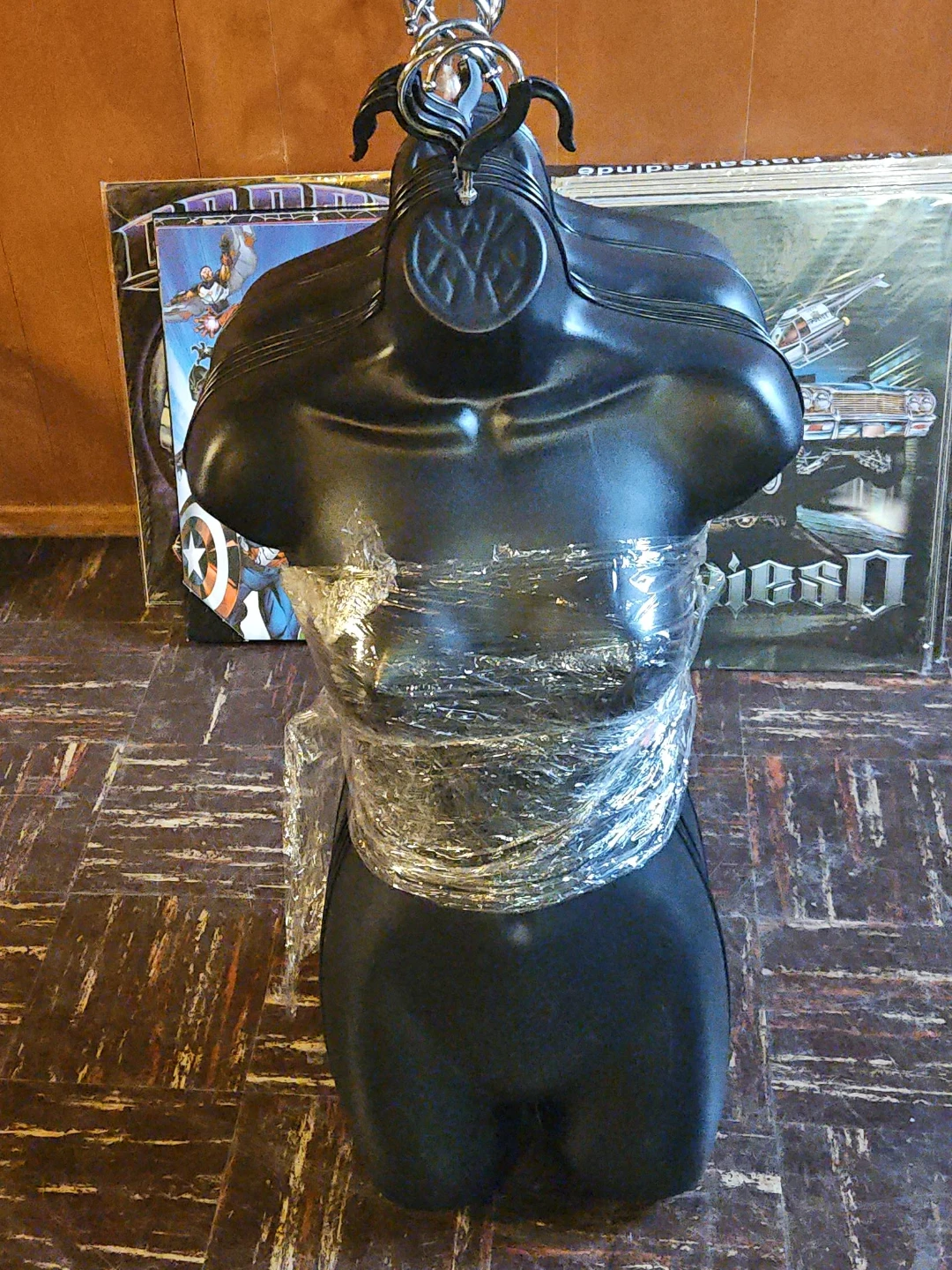 Black Plastic Mannequin Torso Display Forms - Set of 10