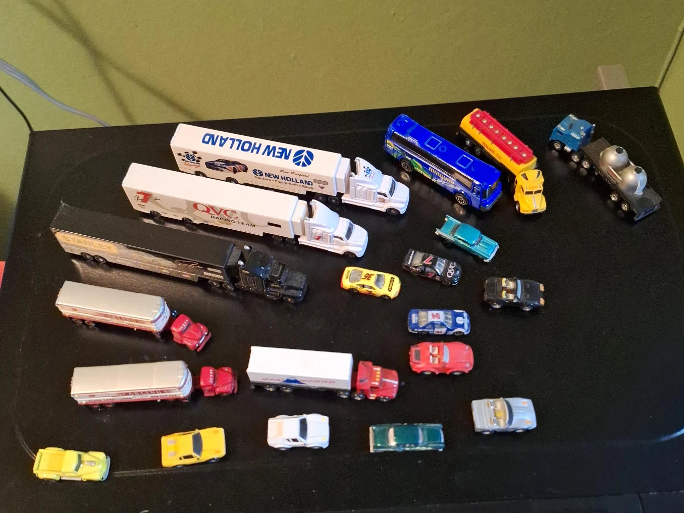 Assorted Die-cast Toy Cars and Trucks