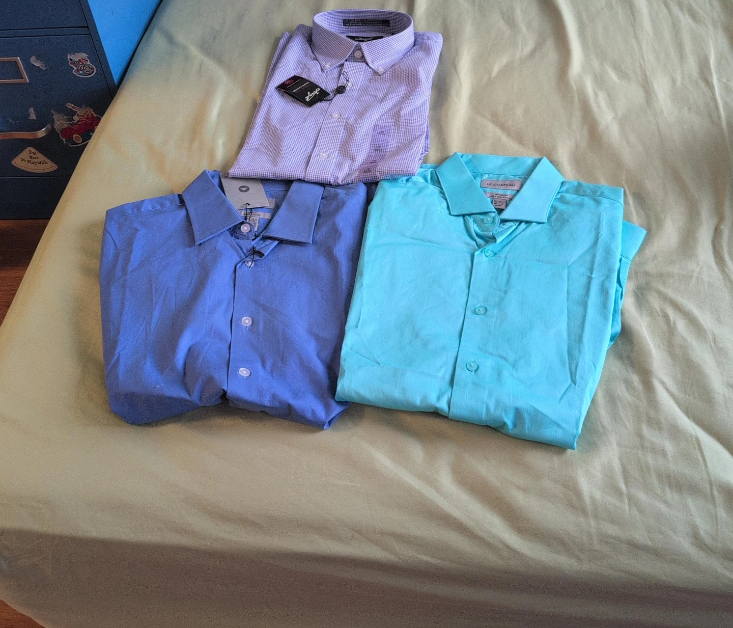 3 Men's Dress Shirts - Le Chateau, George $20 for 3
