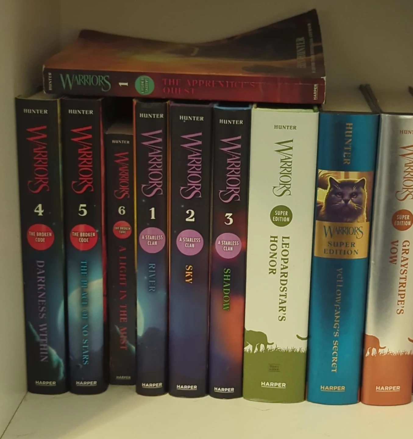 Warriors Book Series by Erin Hunter