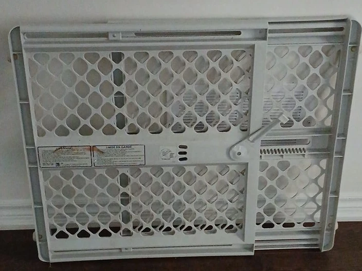 White Plastic Baby Gate