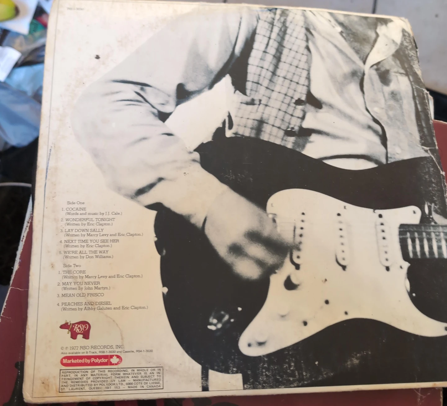 Eric Clapton Slowhand Vinyl Record