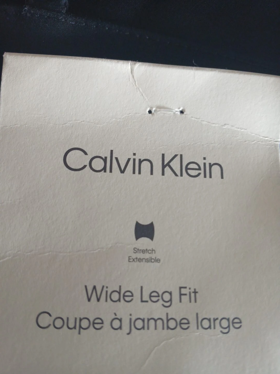 Calvin Klein Wide Leg Stretch Trousers - Size 6