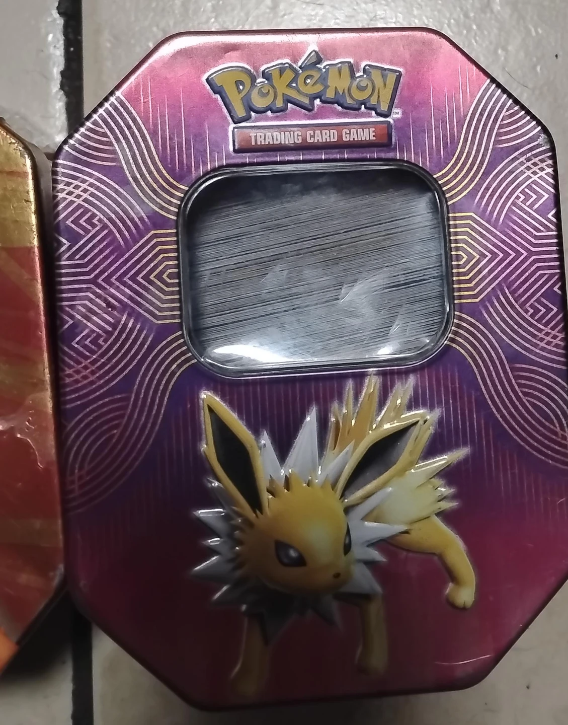 Pokemon Trading Card Game Tin with Jolteon