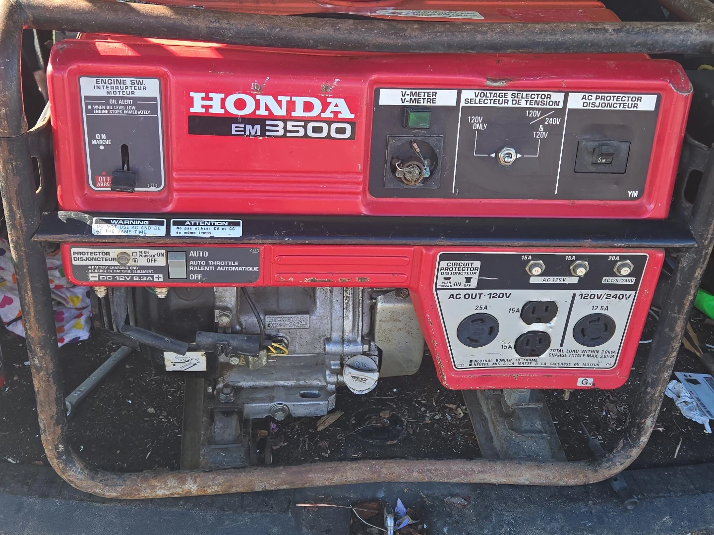 Honda EM3500 Portable Generator