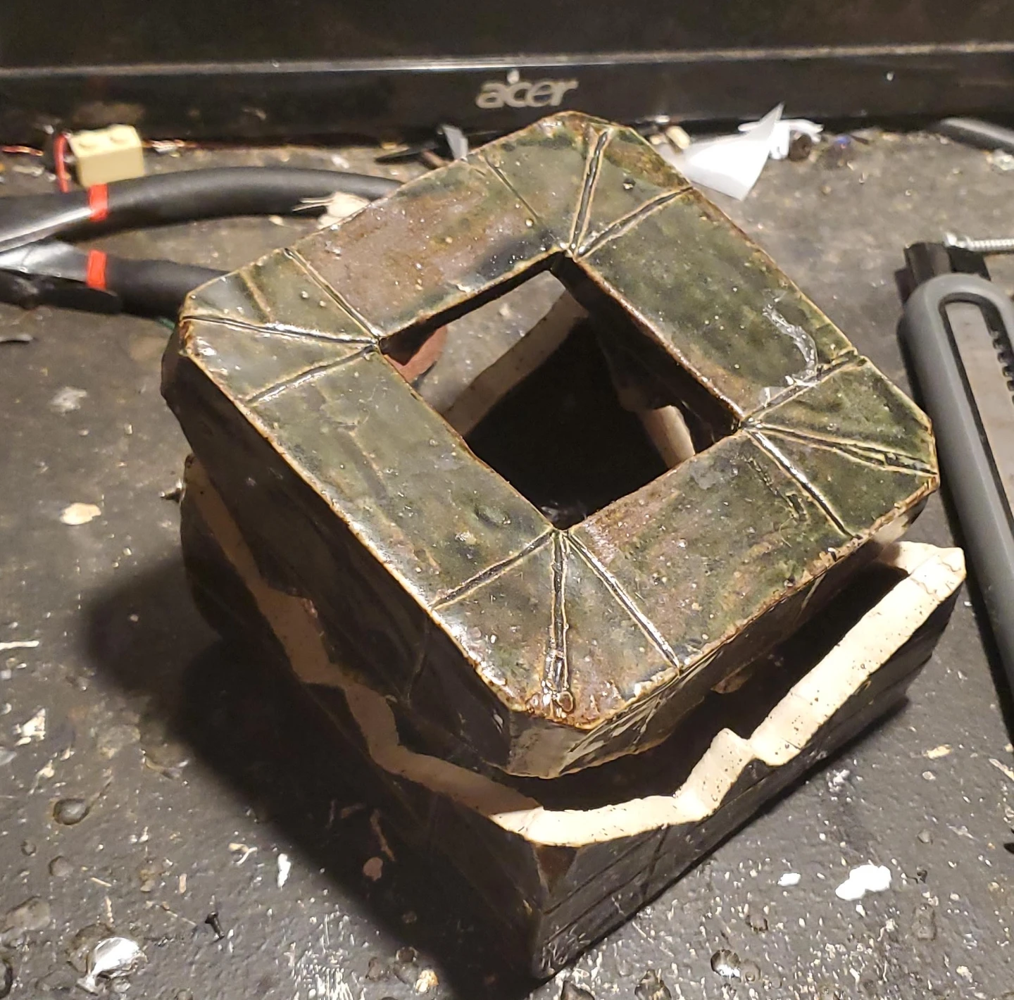 Handmade Ceramic Square Planter
