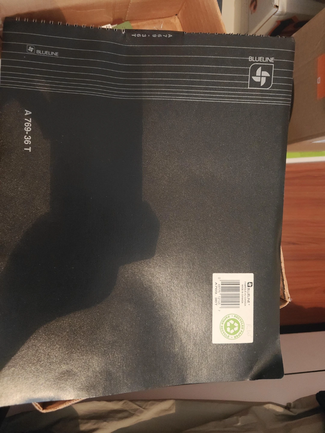Blueline Recycled Columnar Book