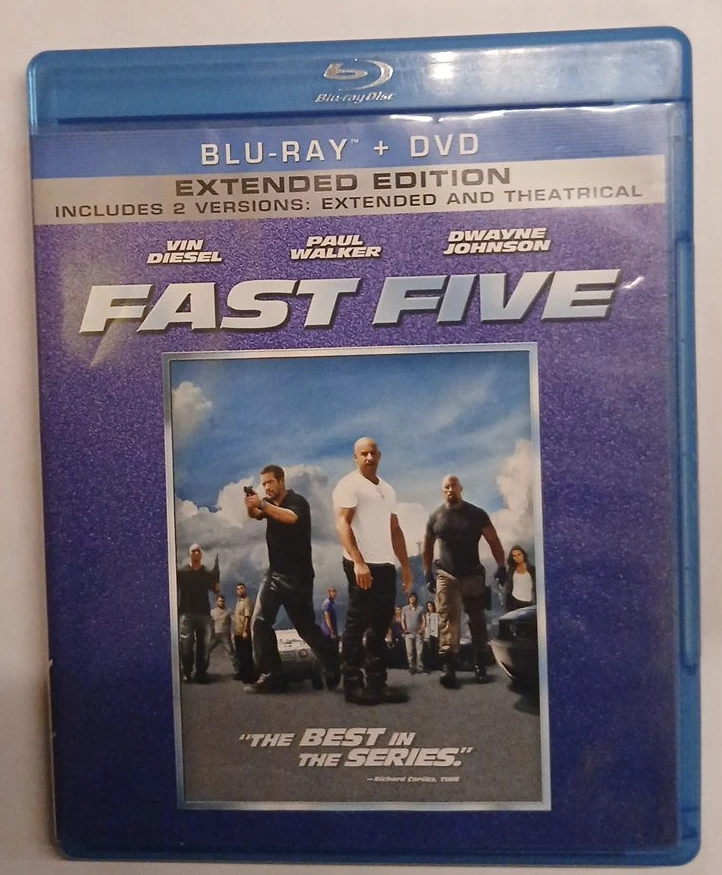 Fast Five Blu-ray + DVD Extended Edition