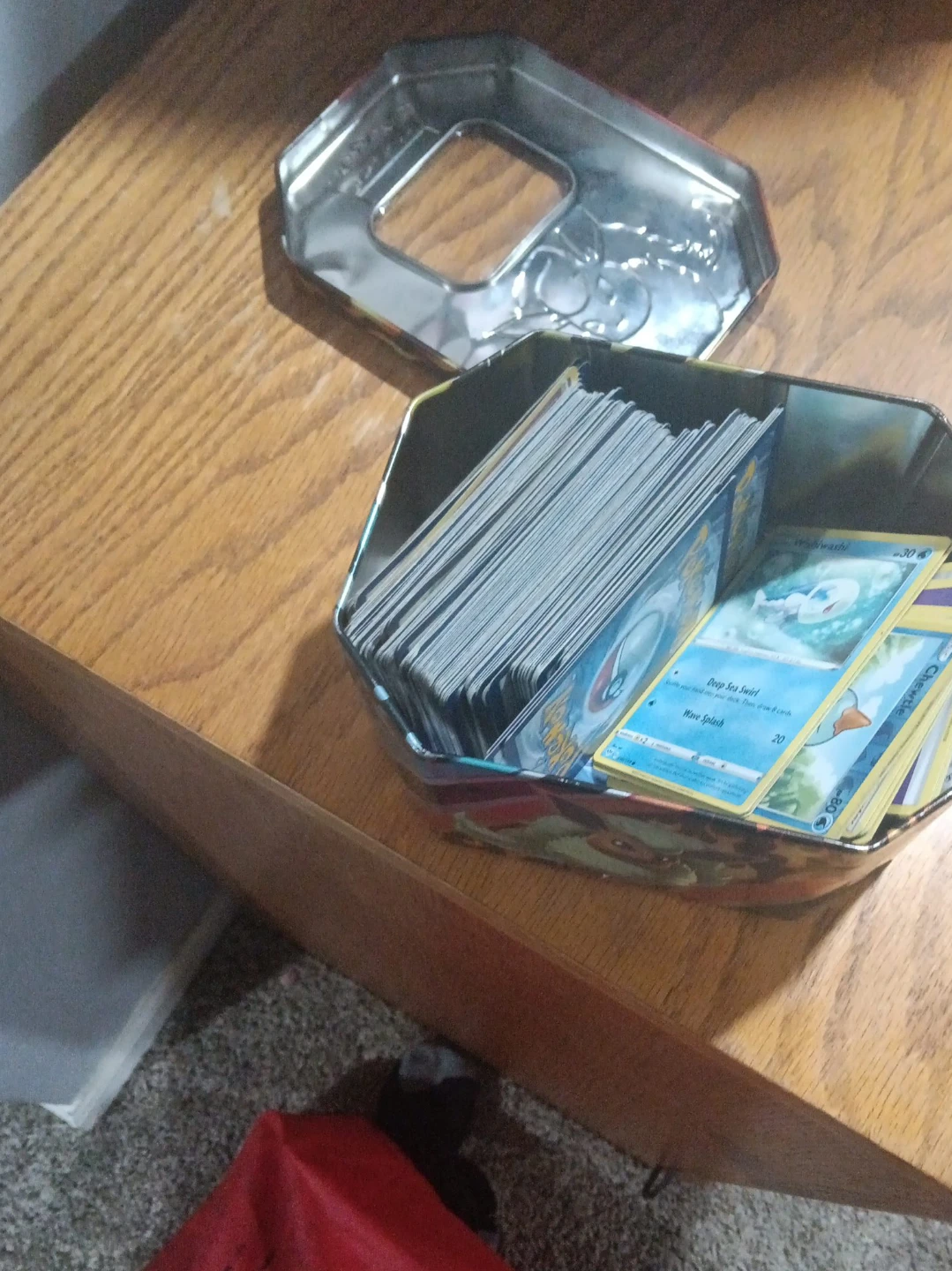 Pokemon Trading Card Game Tin with Cards