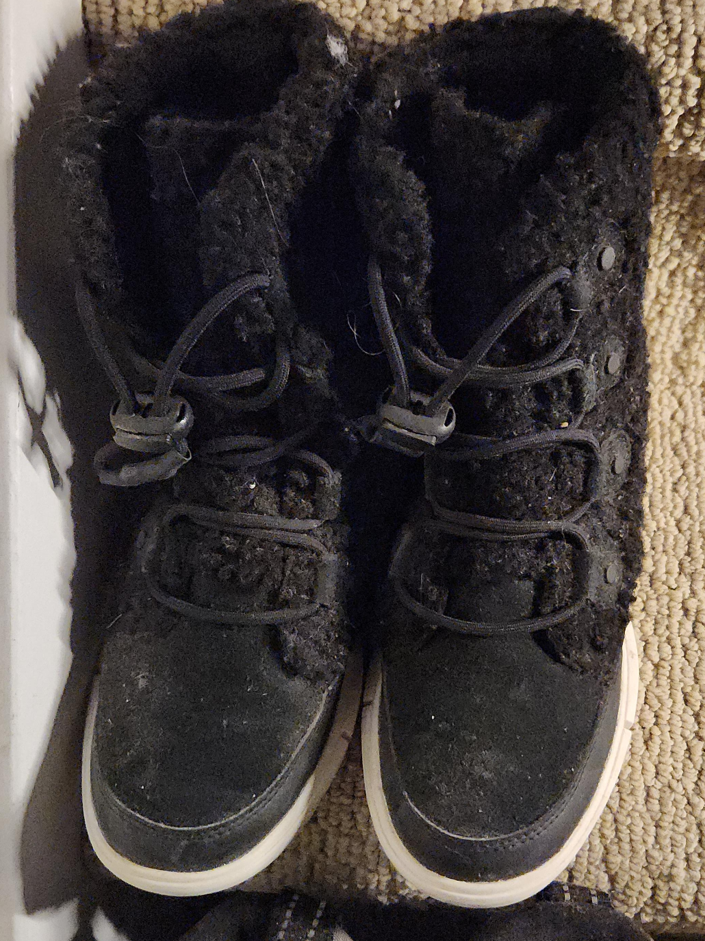Black Sorel Winter Boots