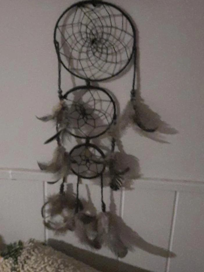 Dreamcatcher with feathers