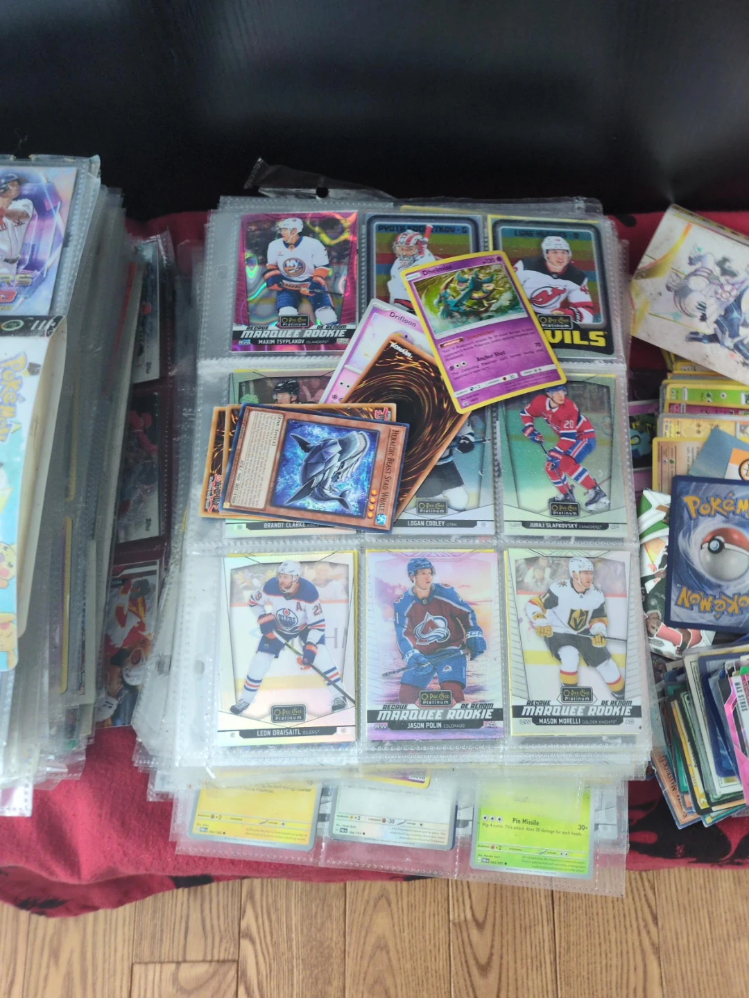 Assorted Trading Cards - Pokémon, NHL, Yu-Gi-Oh!