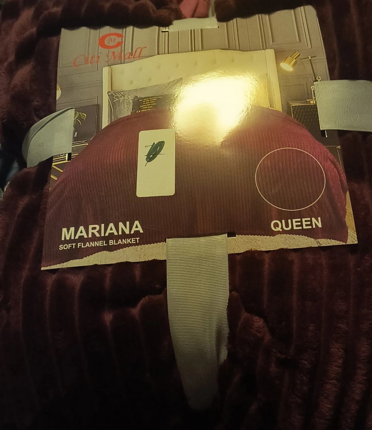 Mariana Soft Flannel Blanket - Queen Size