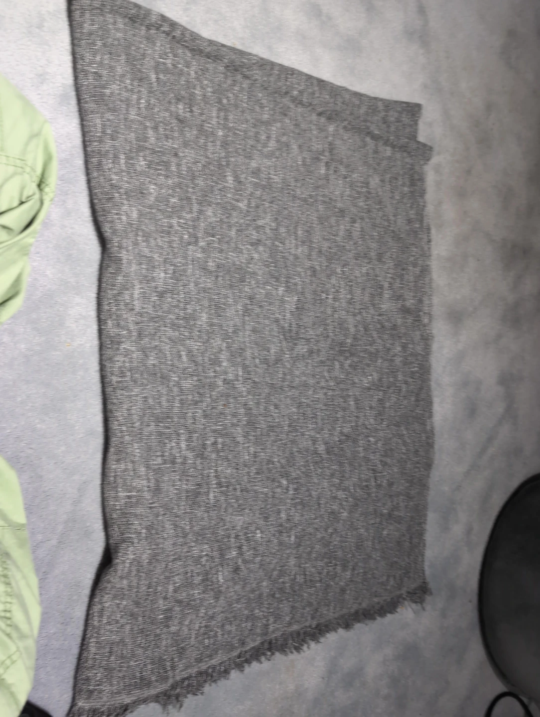 Grey Marled Blanket