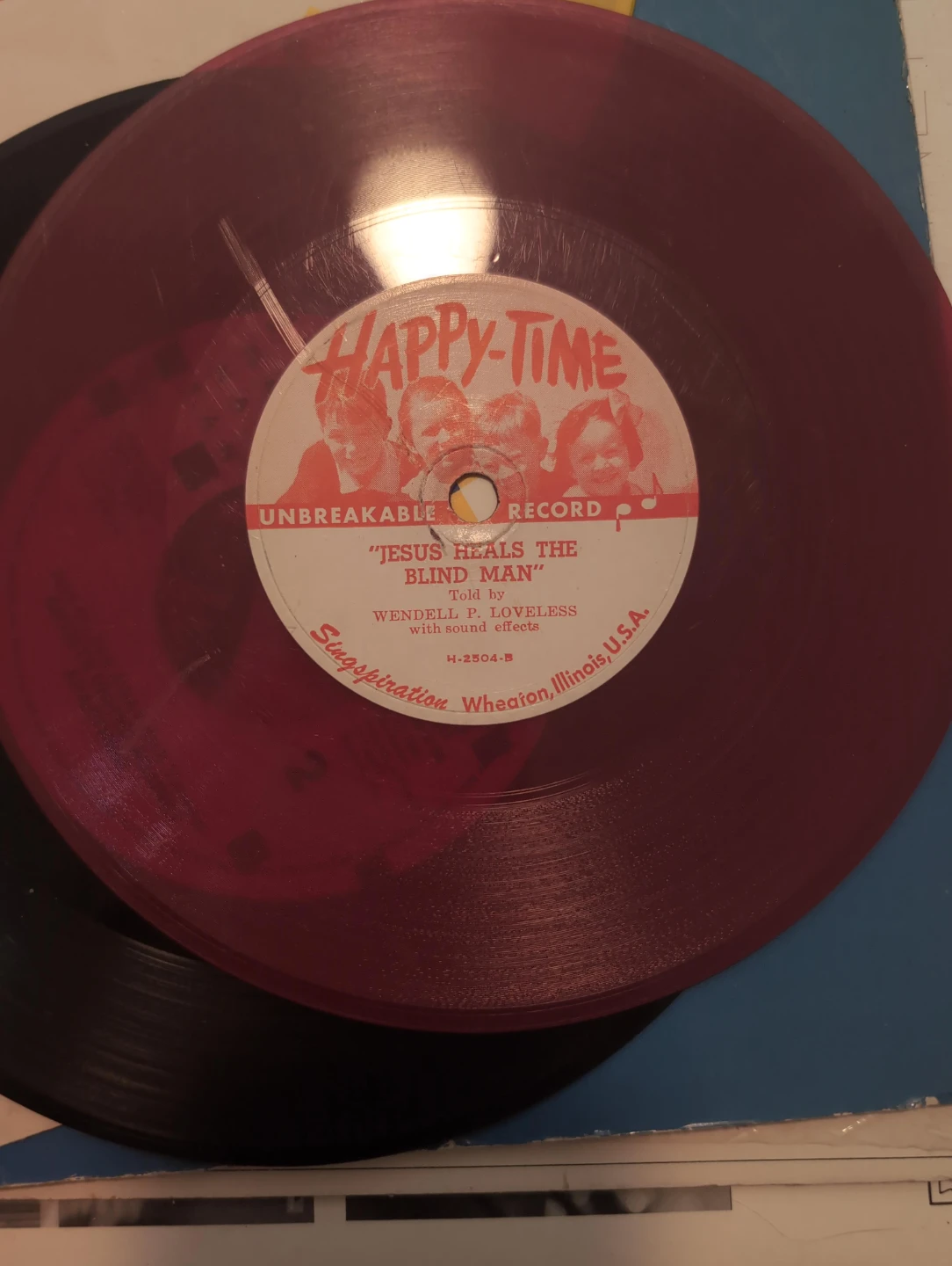 Happy-Time Record: "Jesus Heals the Blind Man"