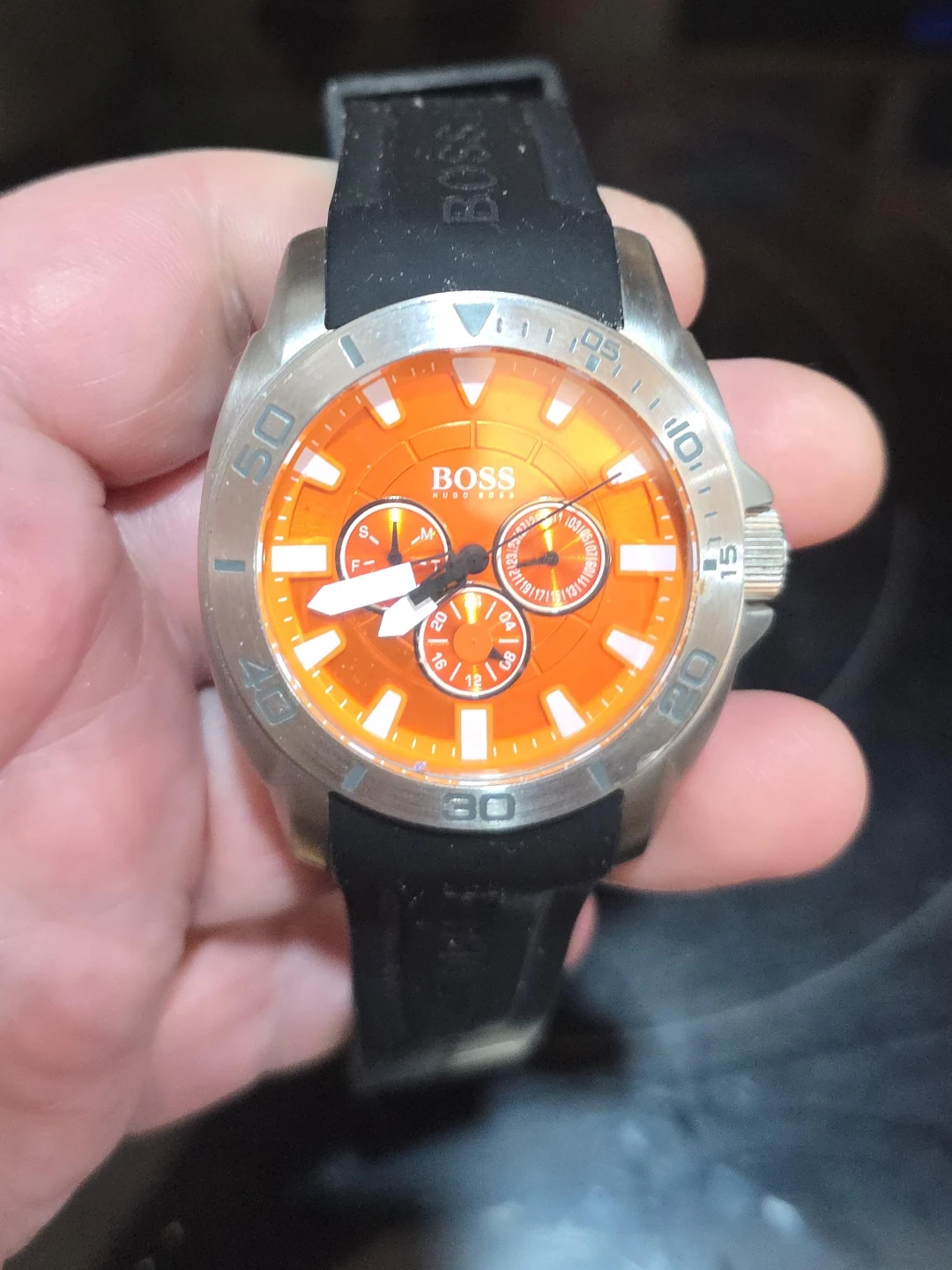 Hugo Boss Orange Dial Watch