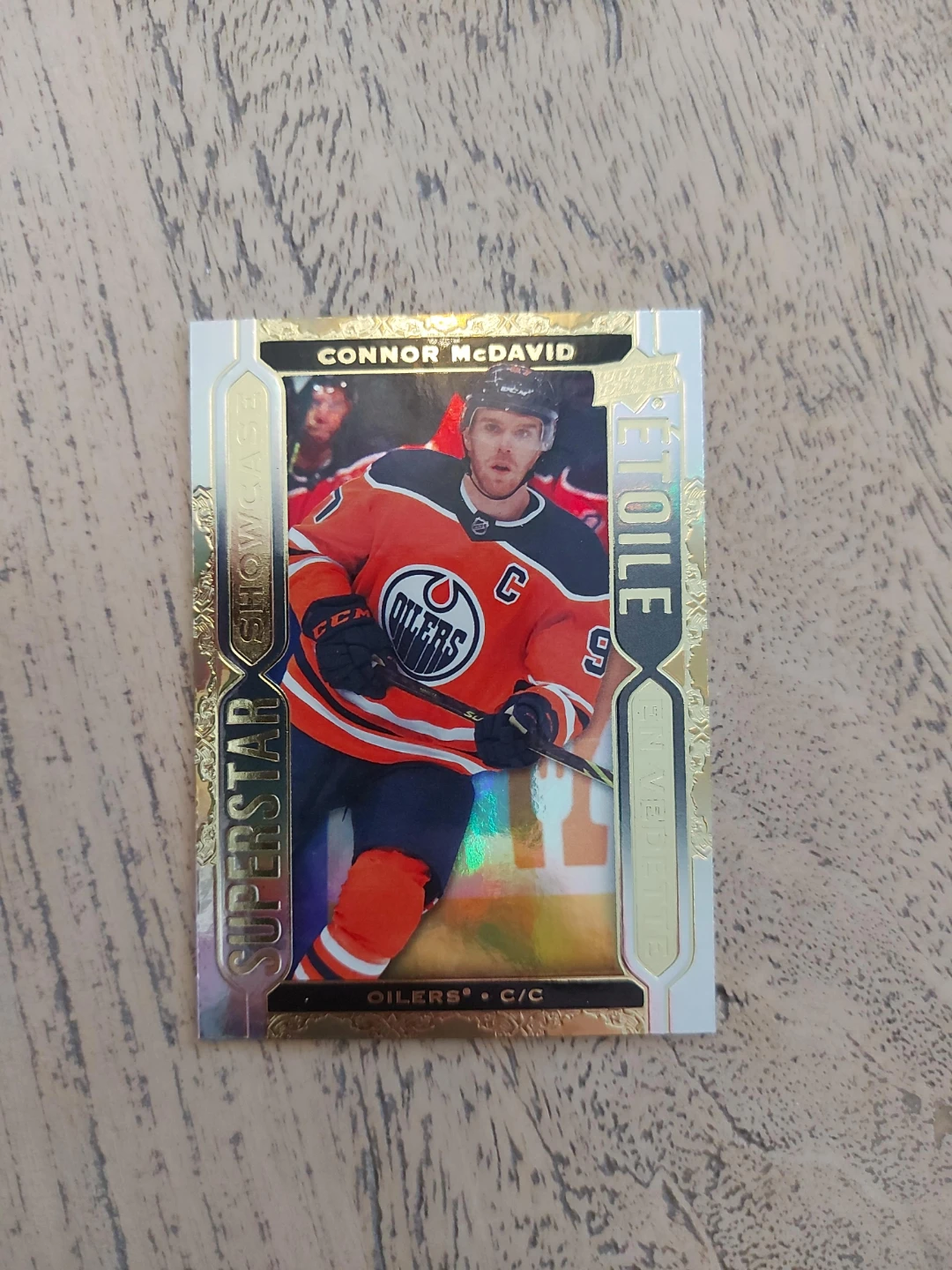 Connor McDavid "Superstar Showcase" Hockey Card