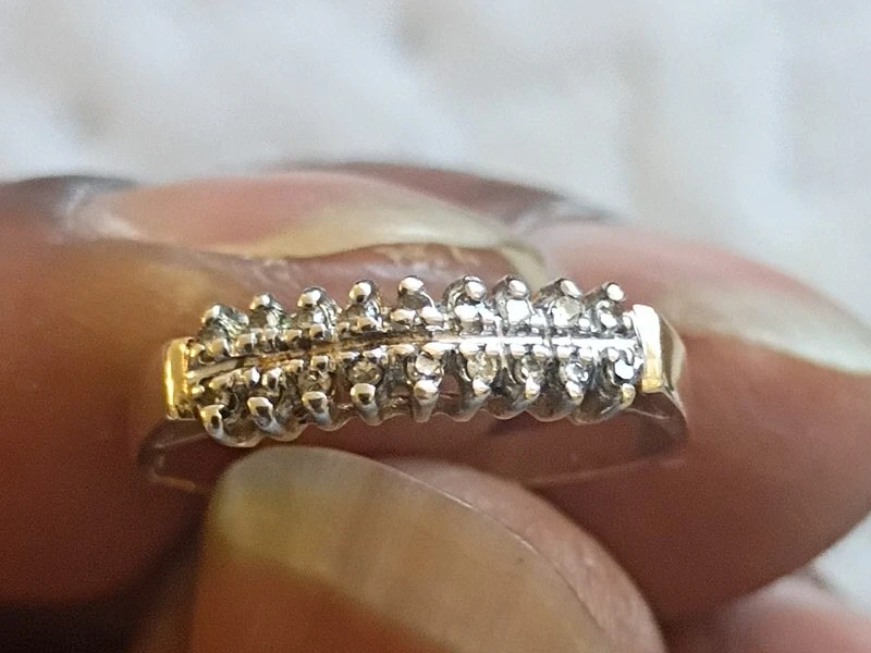 Diamond accent ring - photo 3