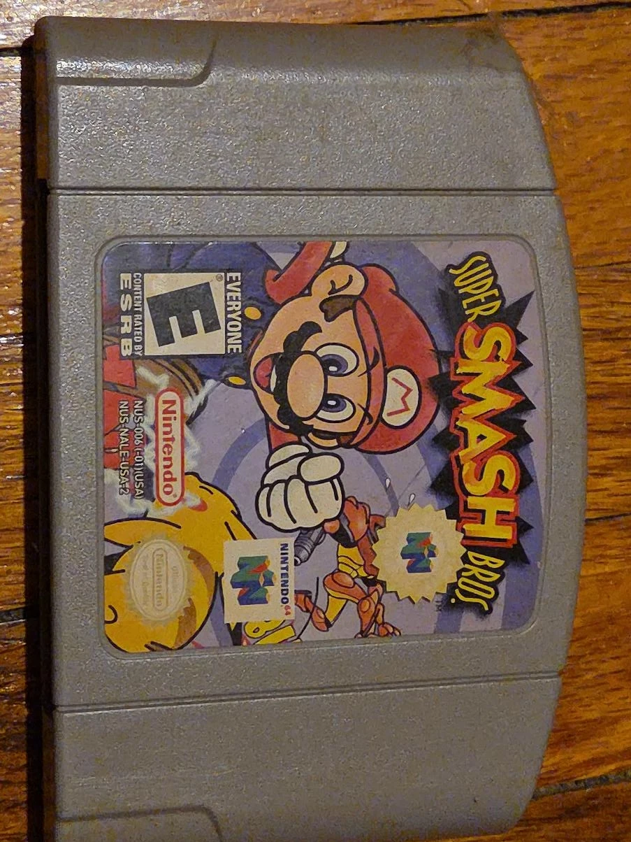 Nintendo 64 Super Smash Bros. Game Cartridge