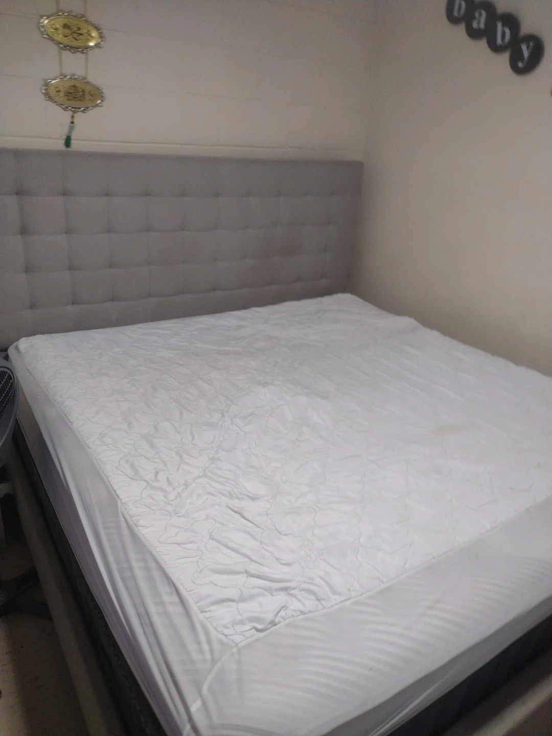 Tufted Headboard Queen Bed Frame