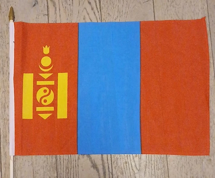 Mongolian Handheld Flag