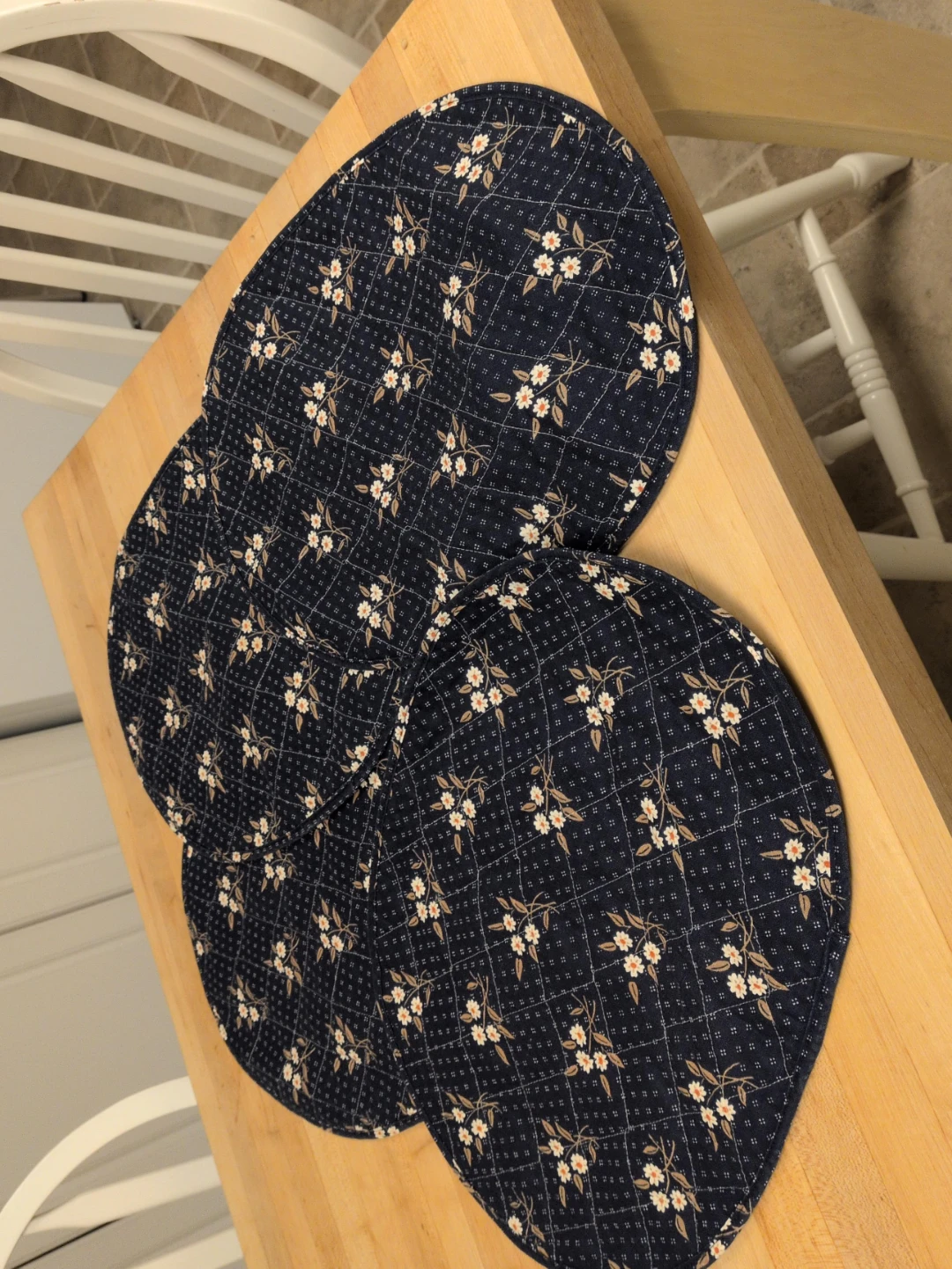 Set of four Floral Placemats