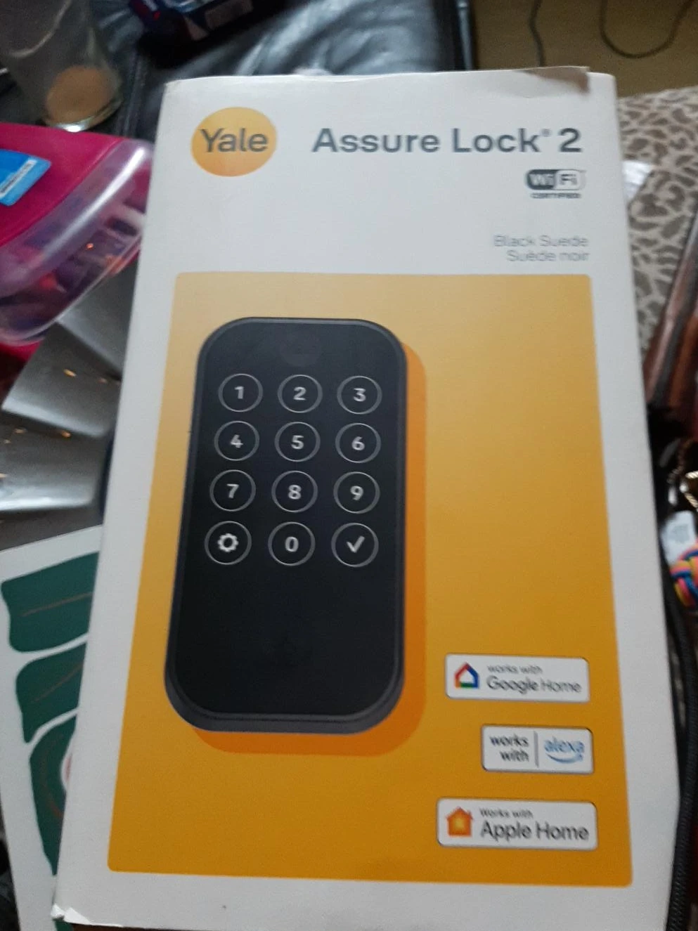 Yale Assure Lock 2 Touchscreen Smart Lock - Black Suede