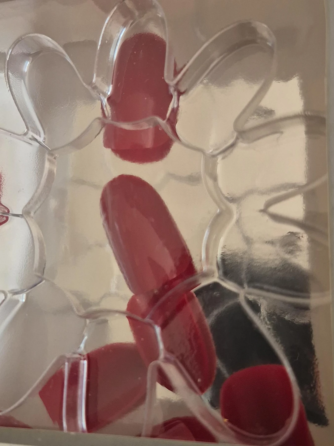 Red False Nails