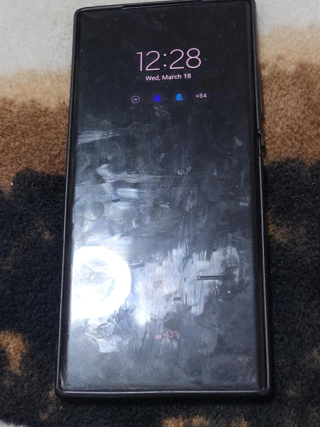 Used Black Smartphone