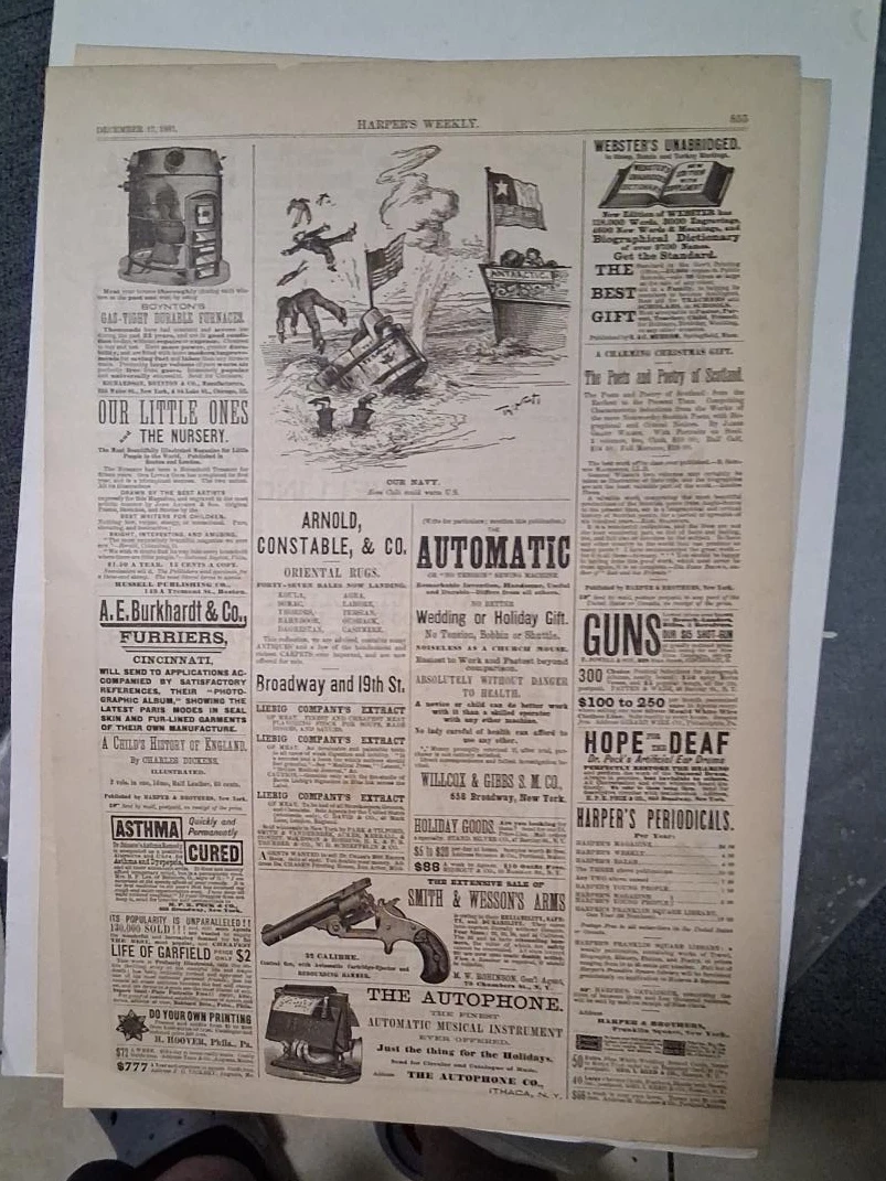 Harper's Weekly Magazine December 17, 1881