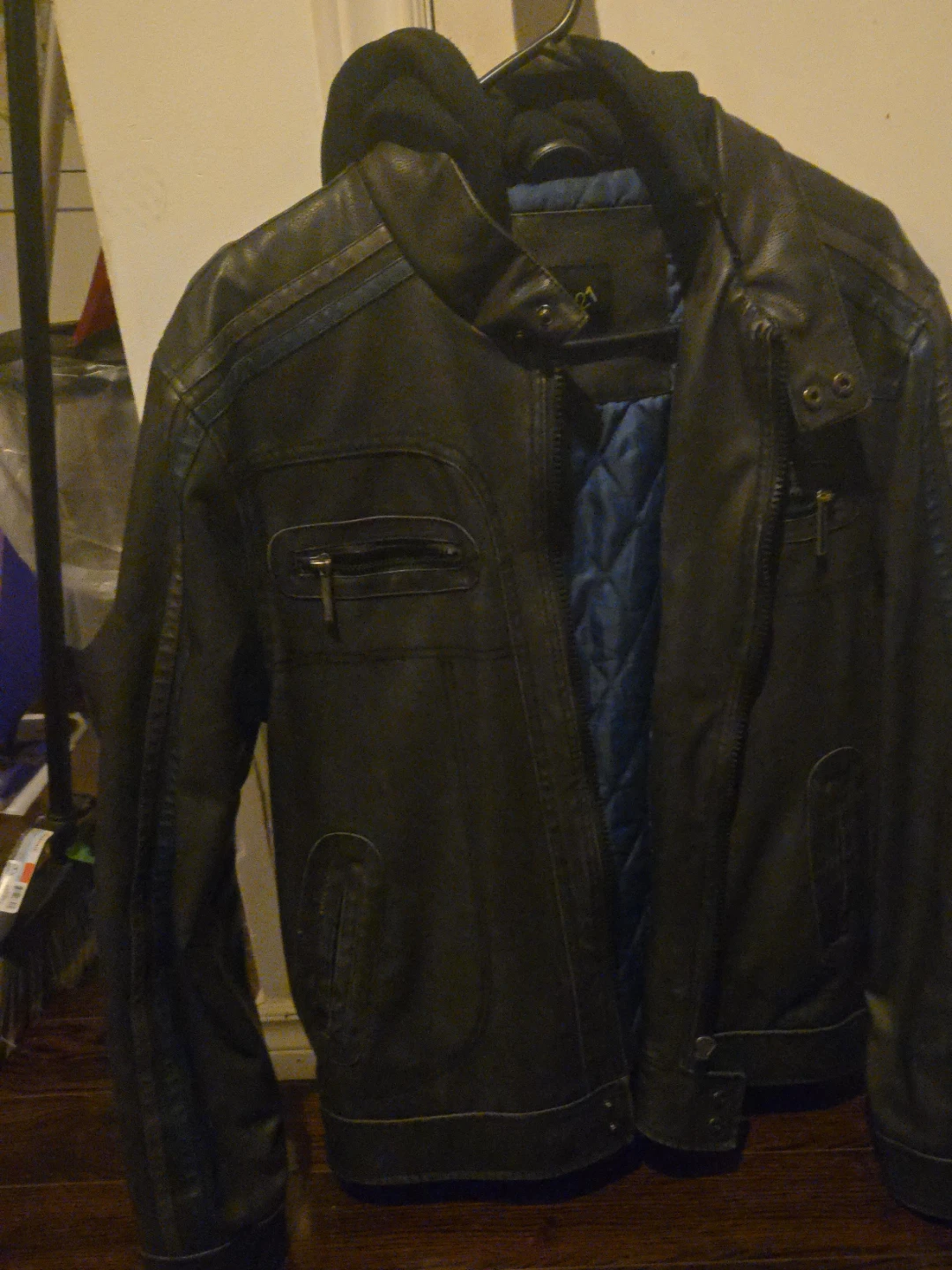 Men's Faux Leather Jacket