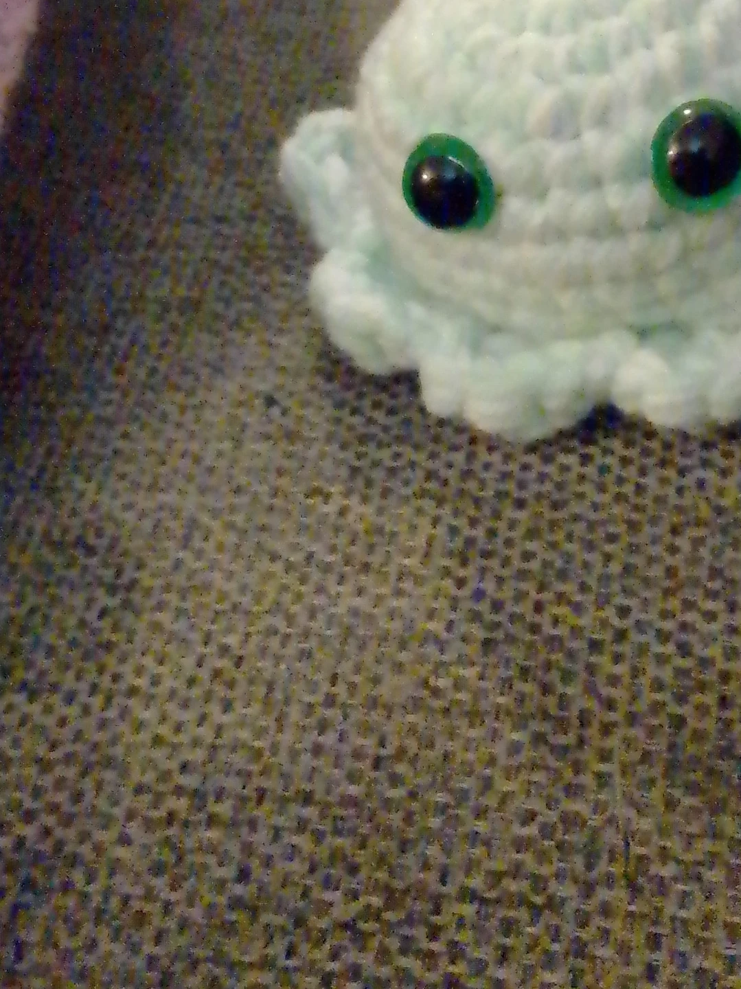 Hand-crocheted Light Blue Octopus Plush Toy