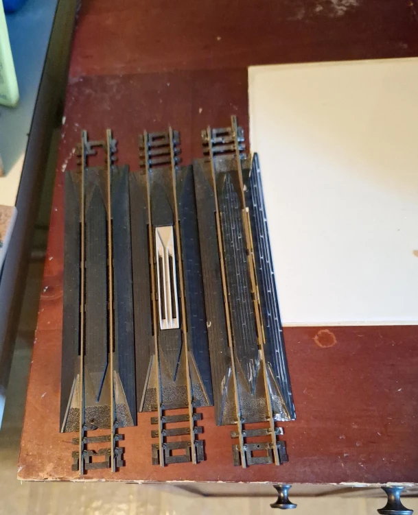 Model Train Track Pieces