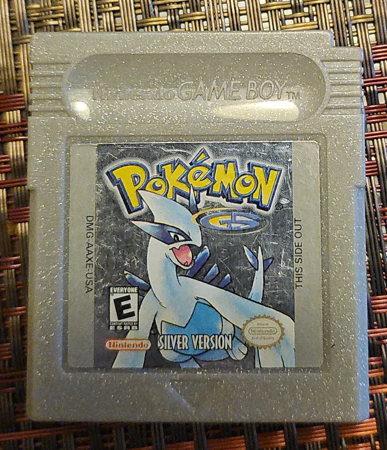 Pokemon Silver Version Game Boy Cartridge