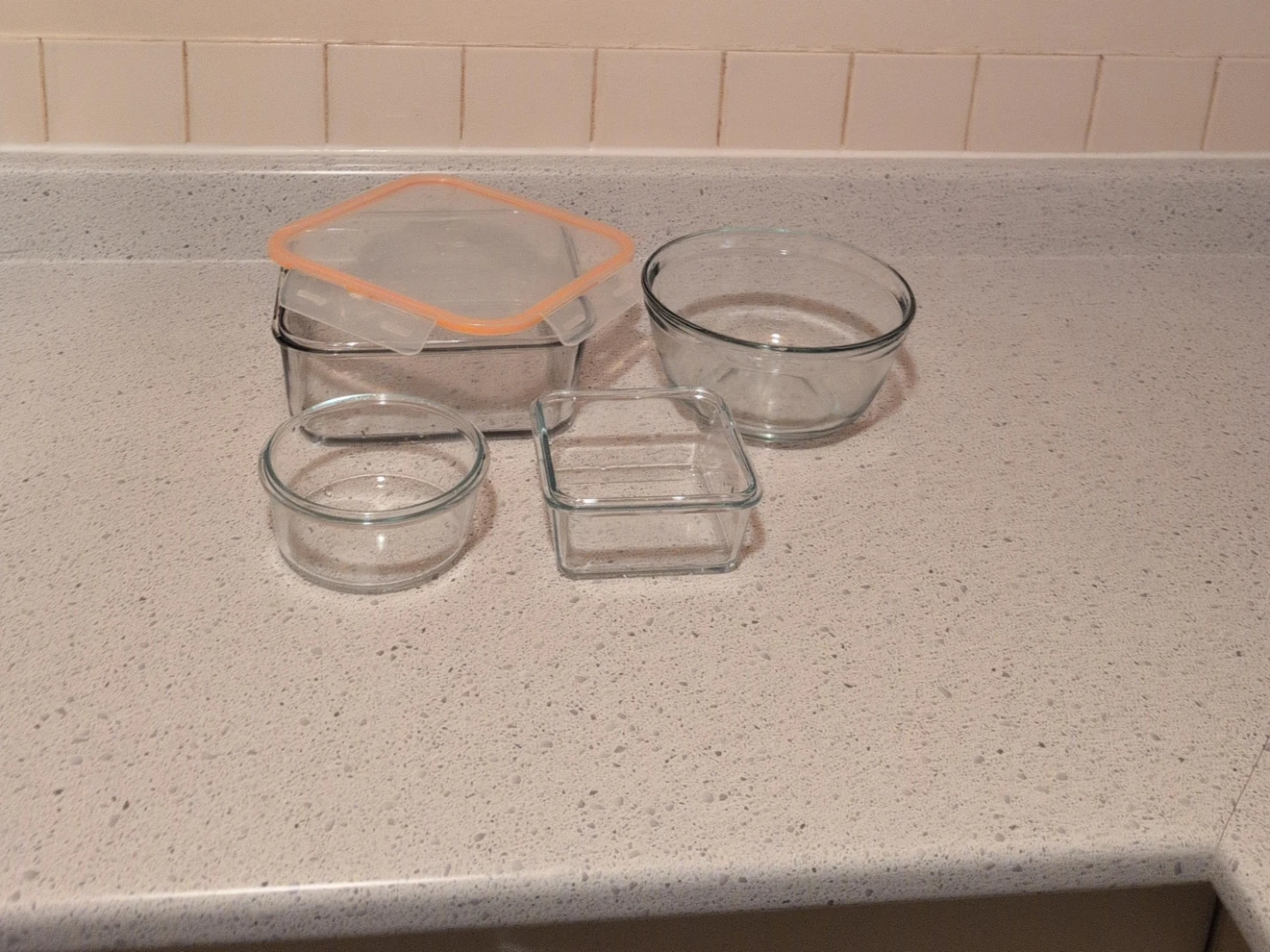Glass Food Storage Containers Set