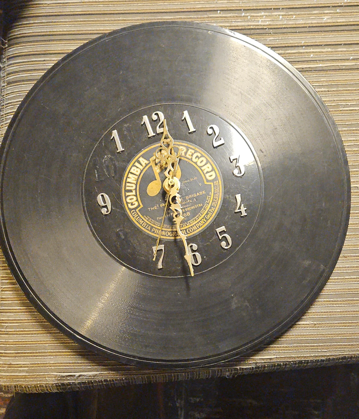 Columbia Record Wall Clock