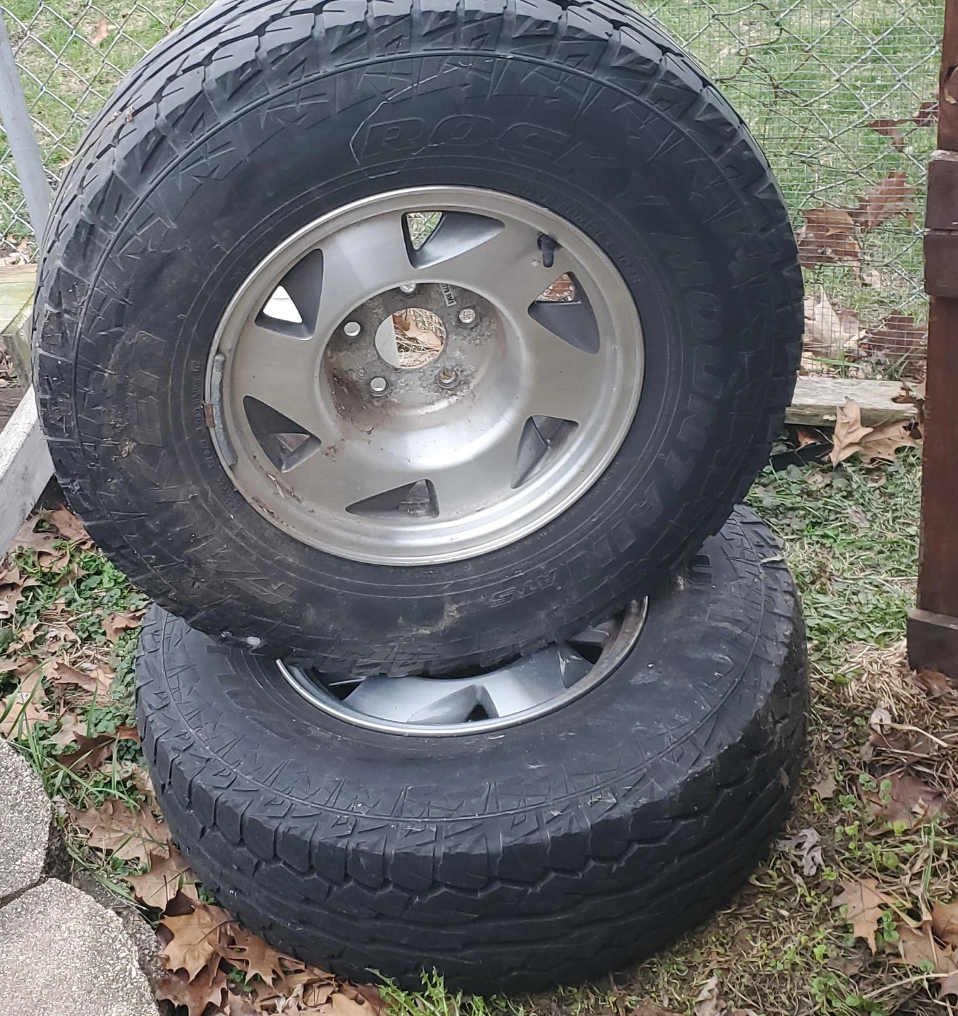 ROCK STAR Tires (2) with Rims