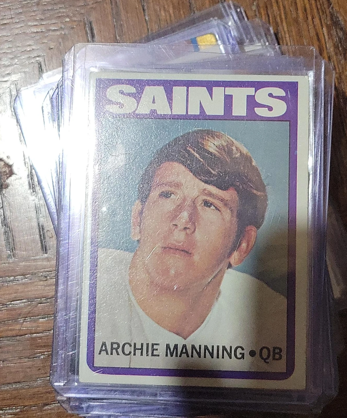 Archie Manning QB Football Card