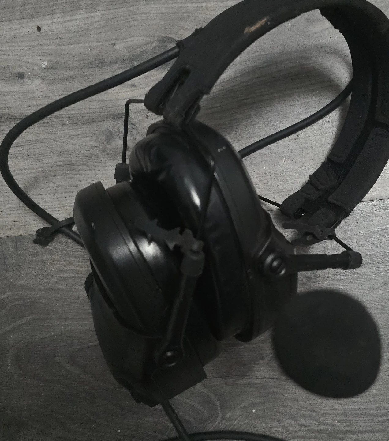 Black Over-Ear Headphones with Microphone