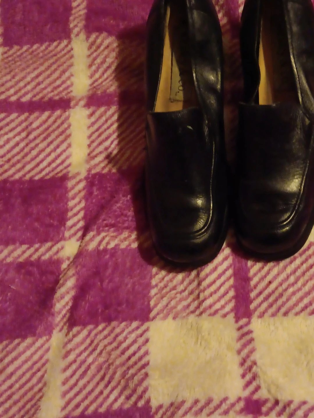 Black Leather Loafers