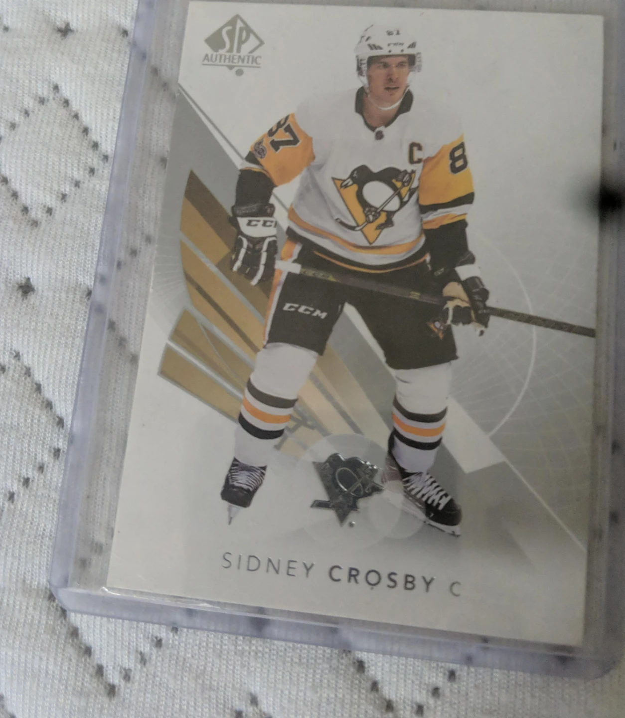 Sidney Crosby SP Authentic Hockey Card